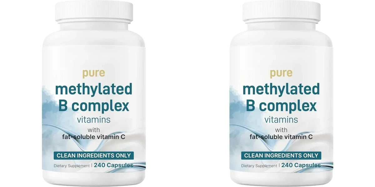 Methylated Vitamin B Complex 240 Capsules with Folate, B12, Thiamin, Inositol, Choline and Vitamin C
