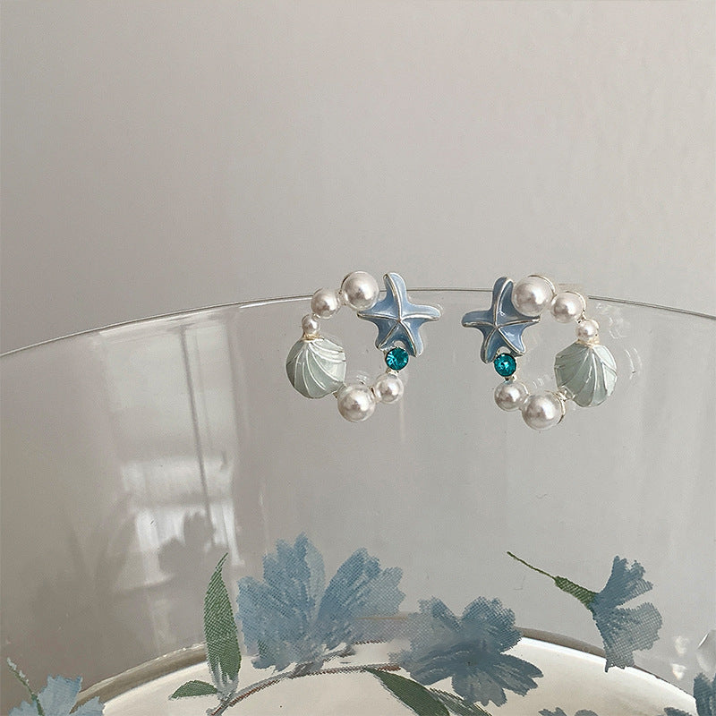 Pearl and Shell Earrings