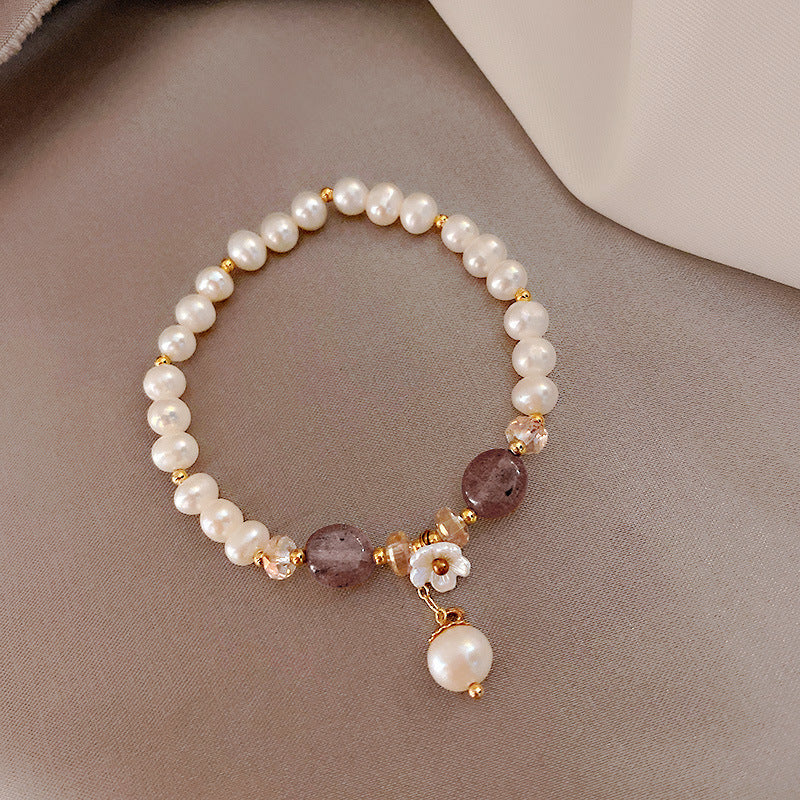 Freshwater Pearl & Stone Bracelet