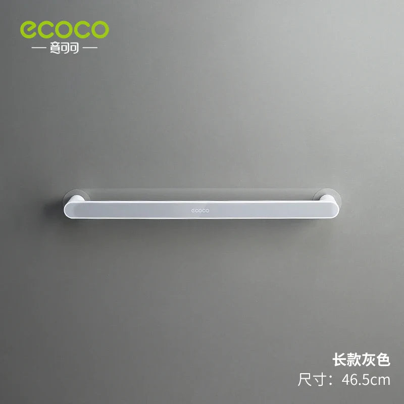 Wall-Mounted Towel Rack Organiser with Punch-Free Installation