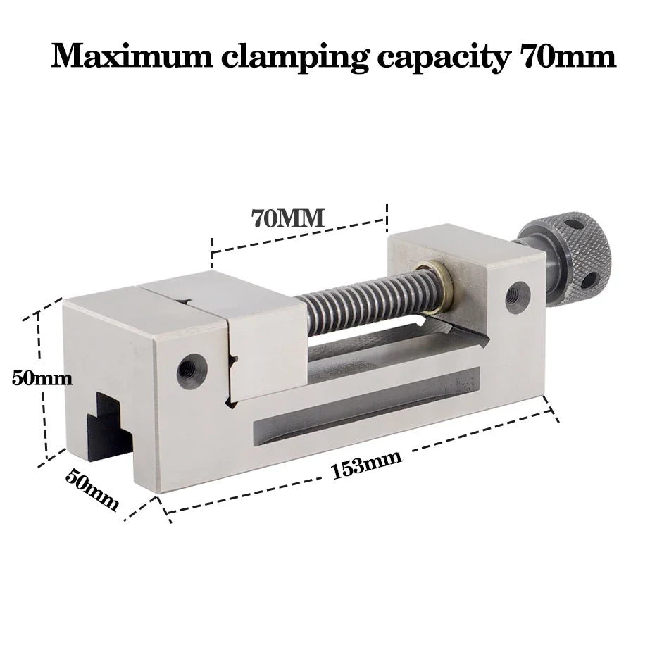 Mini steel vise 2"