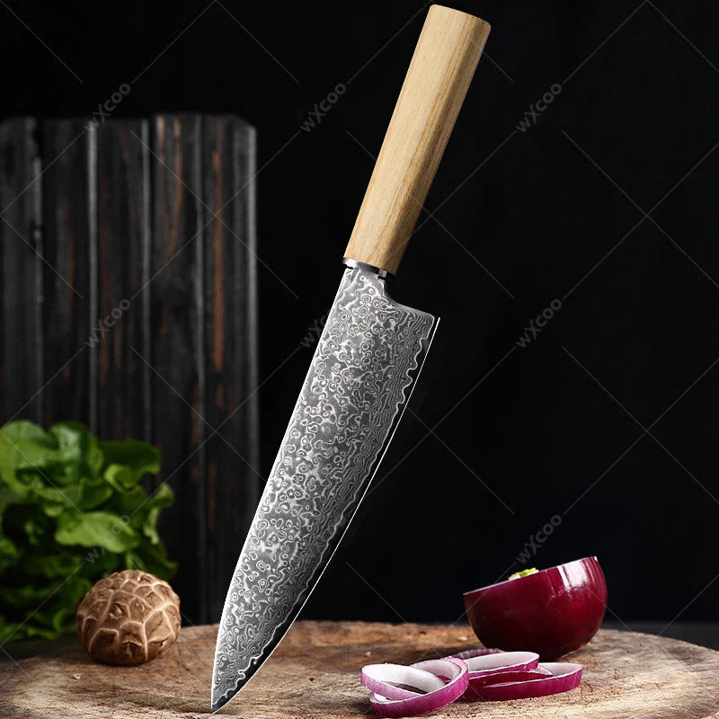 Kakehashi 7″ Damascus Steel Gyuto 牛刀