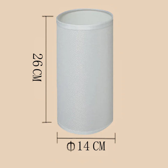Linentube | straight linen lampshade