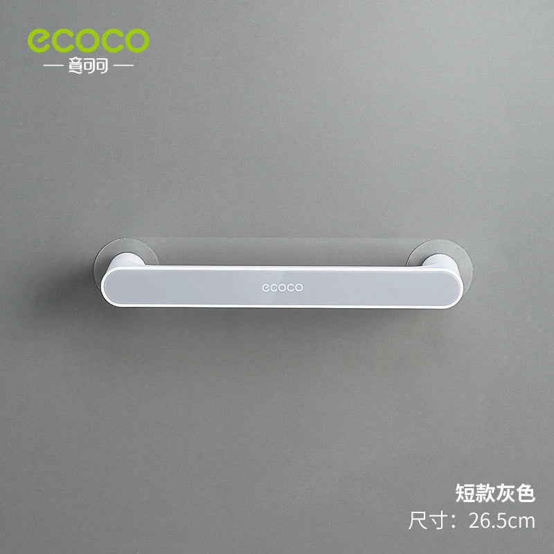 Wall-Mounted Towel Rack Organiser with Punch-Free Installation