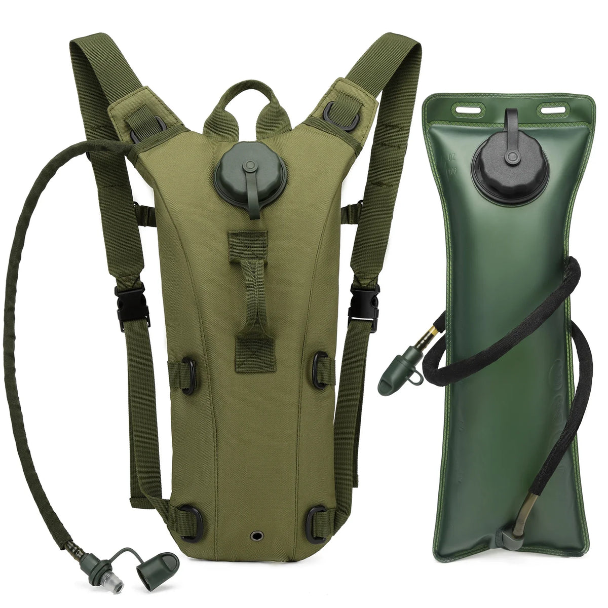 Waterproof Sport Hydration Pack – Lightweight Nylon Backpack with 3L Bladder for Hiking, Cycling, Running, Climbing