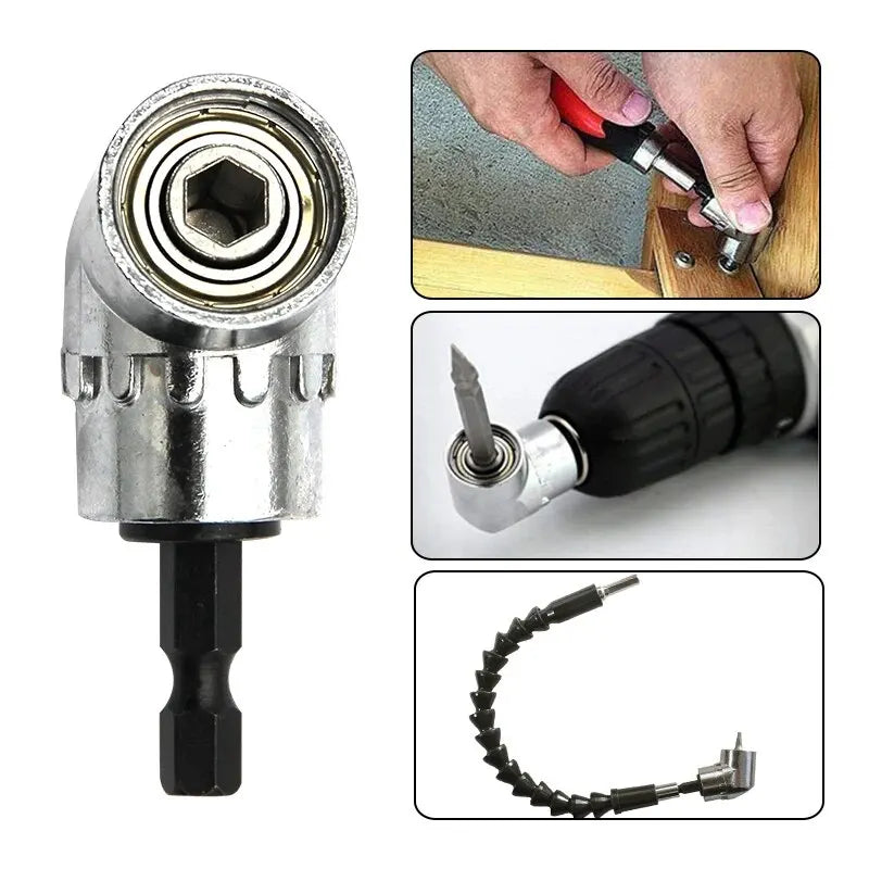105 Degree 1/4 Inch Right Angle Drill Adapter