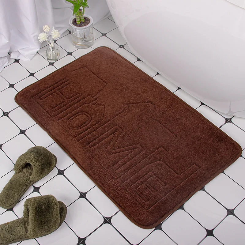 Geometric Embossed Non-Slip Bath Mat