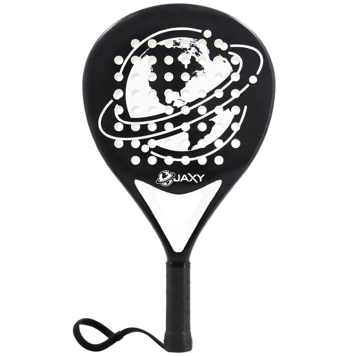 Full Carbon Padel Racket – Lightweight Frosted Surface Paddle Tennis Racquet for Beginners & All-Level Players