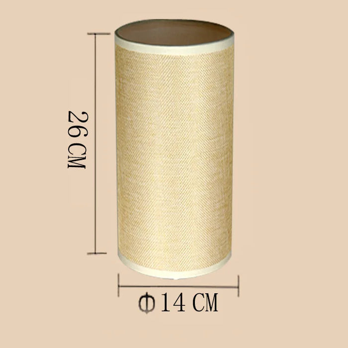 Linentube | straight linen lampshade