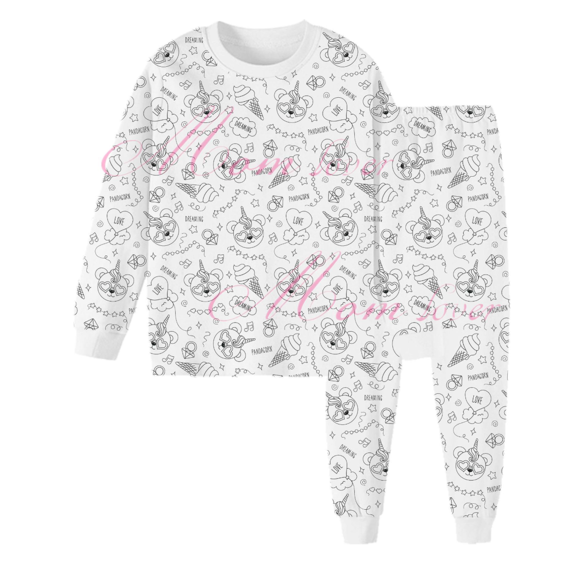Montessori Coloring Pyjama