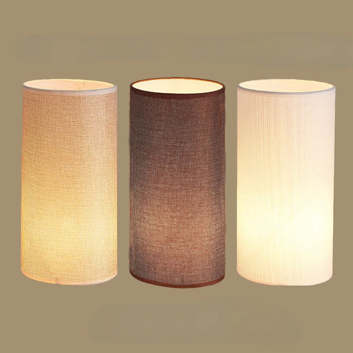 Linentube | straight linen lampshade