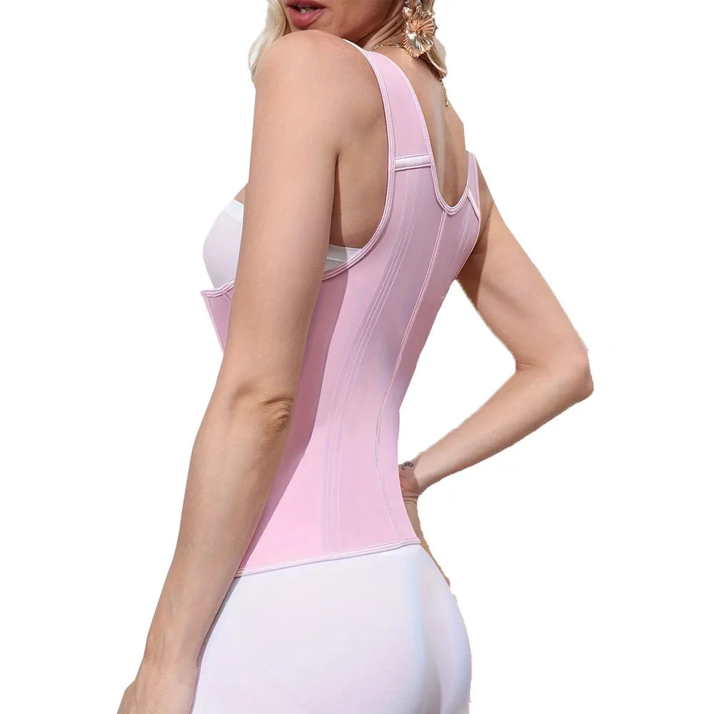 Women's Waist Shapewear Vest with Adjustable Shoulder Straps – Firm Control Girdle, S–XXXL