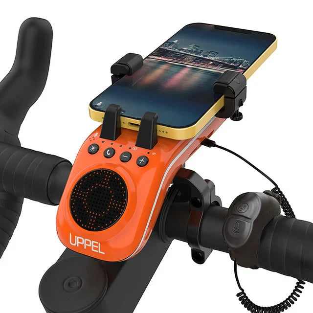 Smart Bike Light with Bluetooth Speaker & Phone Holder – 5000mAh Rechargeable, 10-in-1 Design