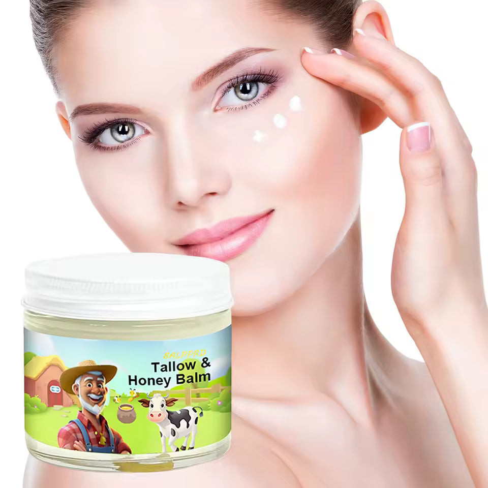 Tallow Honey Balm – Grass-Fed Tallow & Organic Honey Moisturizer for Face and Body