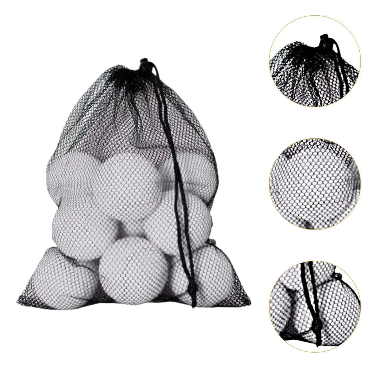 Avichic™ 12-Piece Professional Tennis Balls Set – Durable Training Balls with Drawstring Bag for Indoor & Outdoor Play
