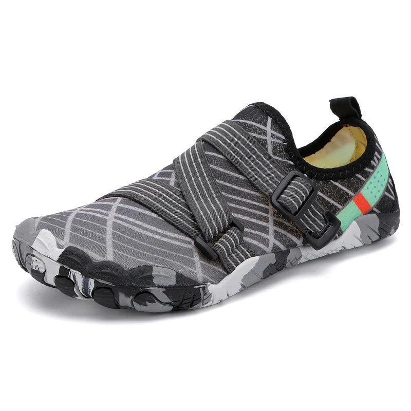Quick-Drying Fitness Water Shoes for Men and Women- Wading Sneakers with Drainage ,Barefoot Beach Aqua Shoes Ideal for Sea Diving Swimming and Climbing
