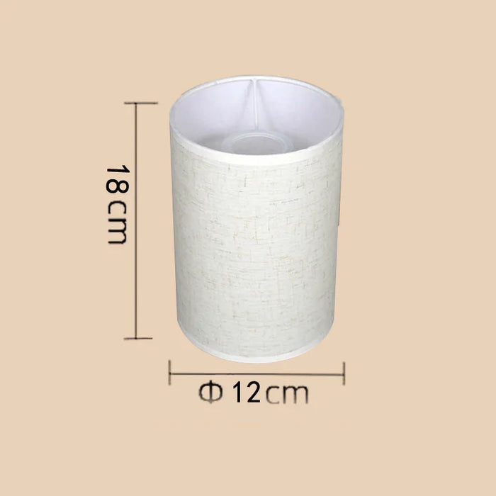 Linentube | straight linen lampshade