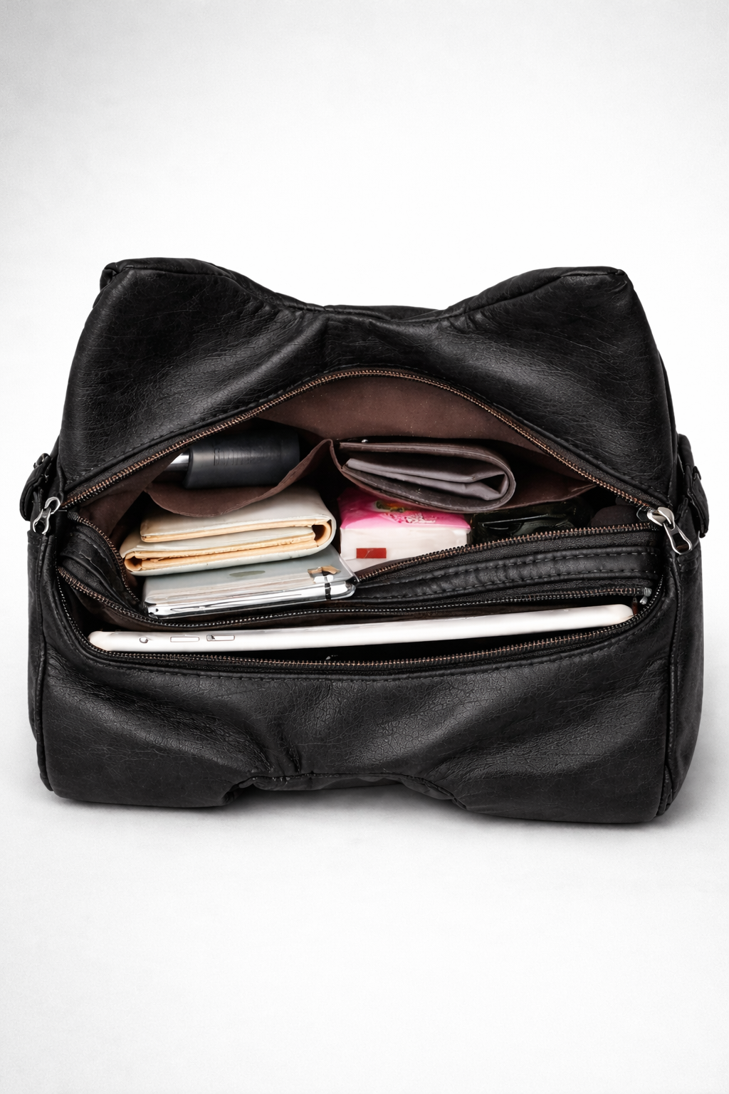 Small black handbag for school | LIVORNO