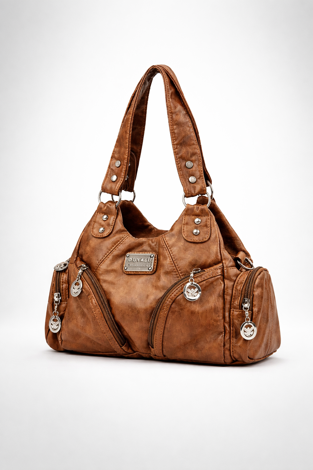 Small brown handbag for school | LIVORNO