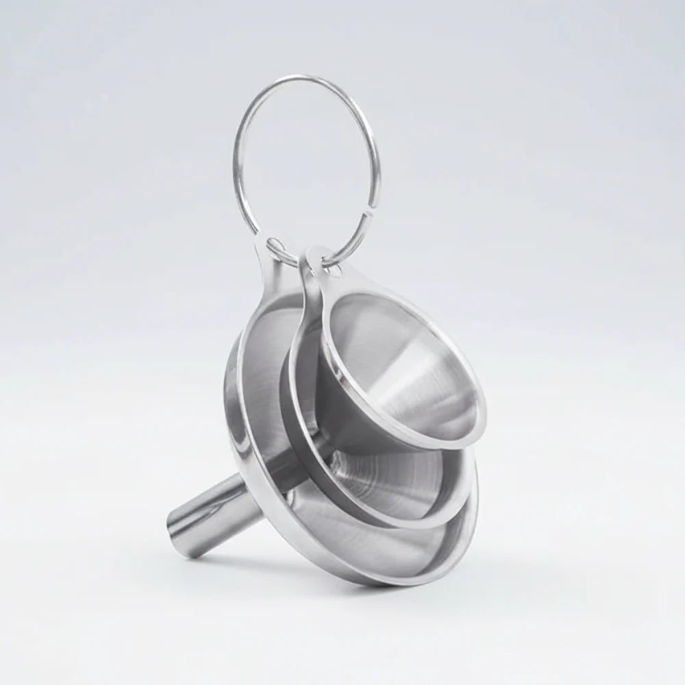 Stainless Steel Kitchen Funnels Set