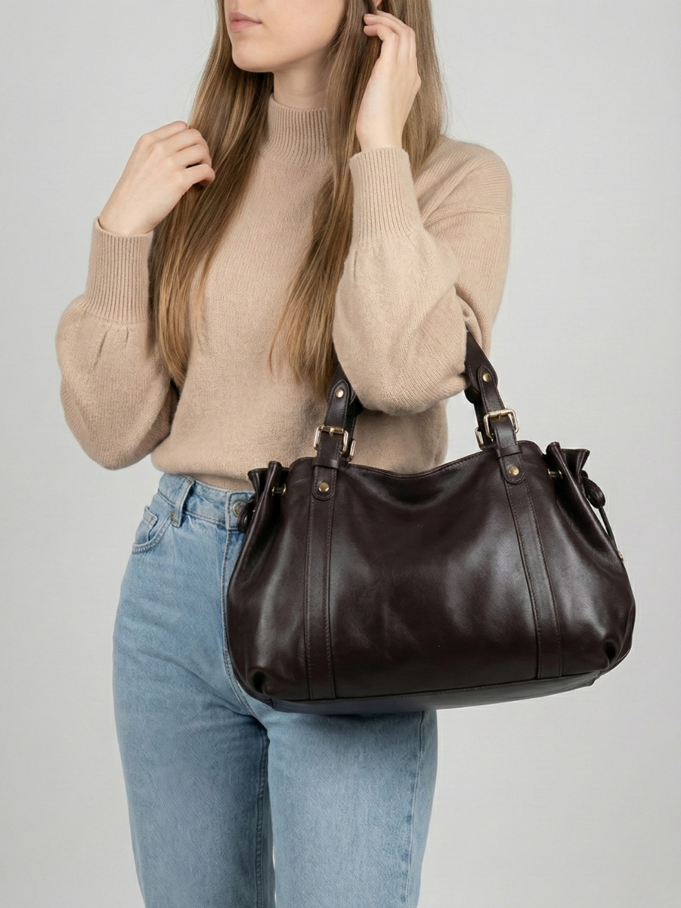 Structured large handbag for school | Mantova