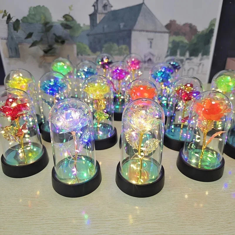 Table Lamp Rose LED Light Display