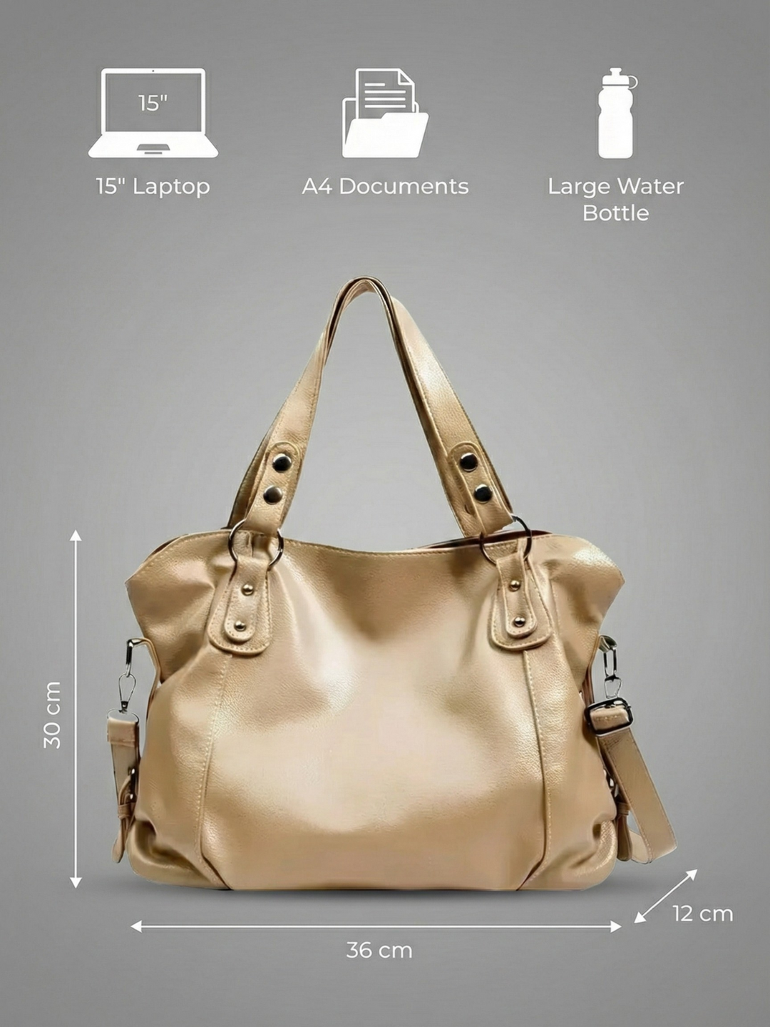 Leather bag for university | ROMA