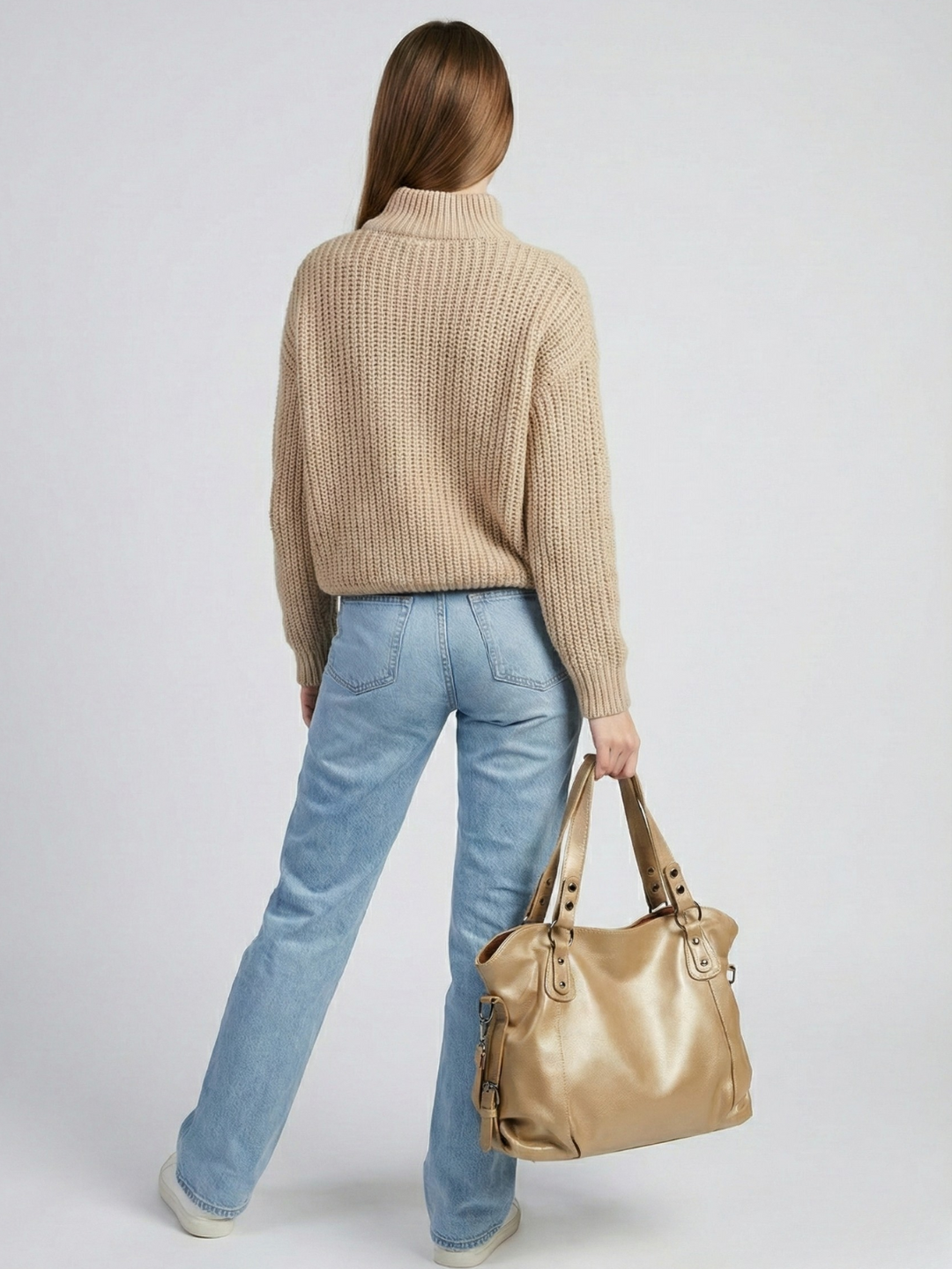 Leather bag for university | ROMA