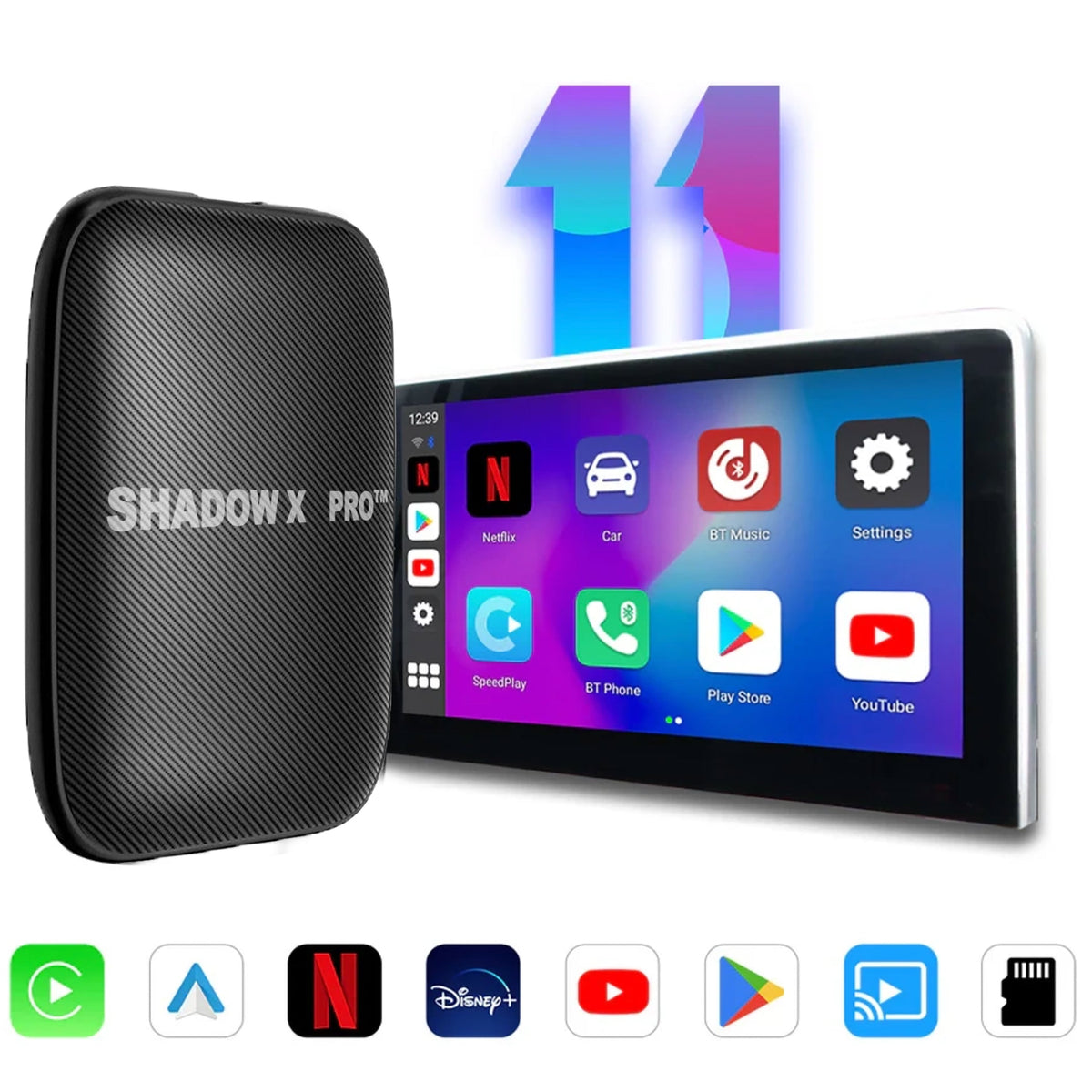 Wireless CarPlay Converter 2.0 - Supports Netflix, YouTube, & More!
