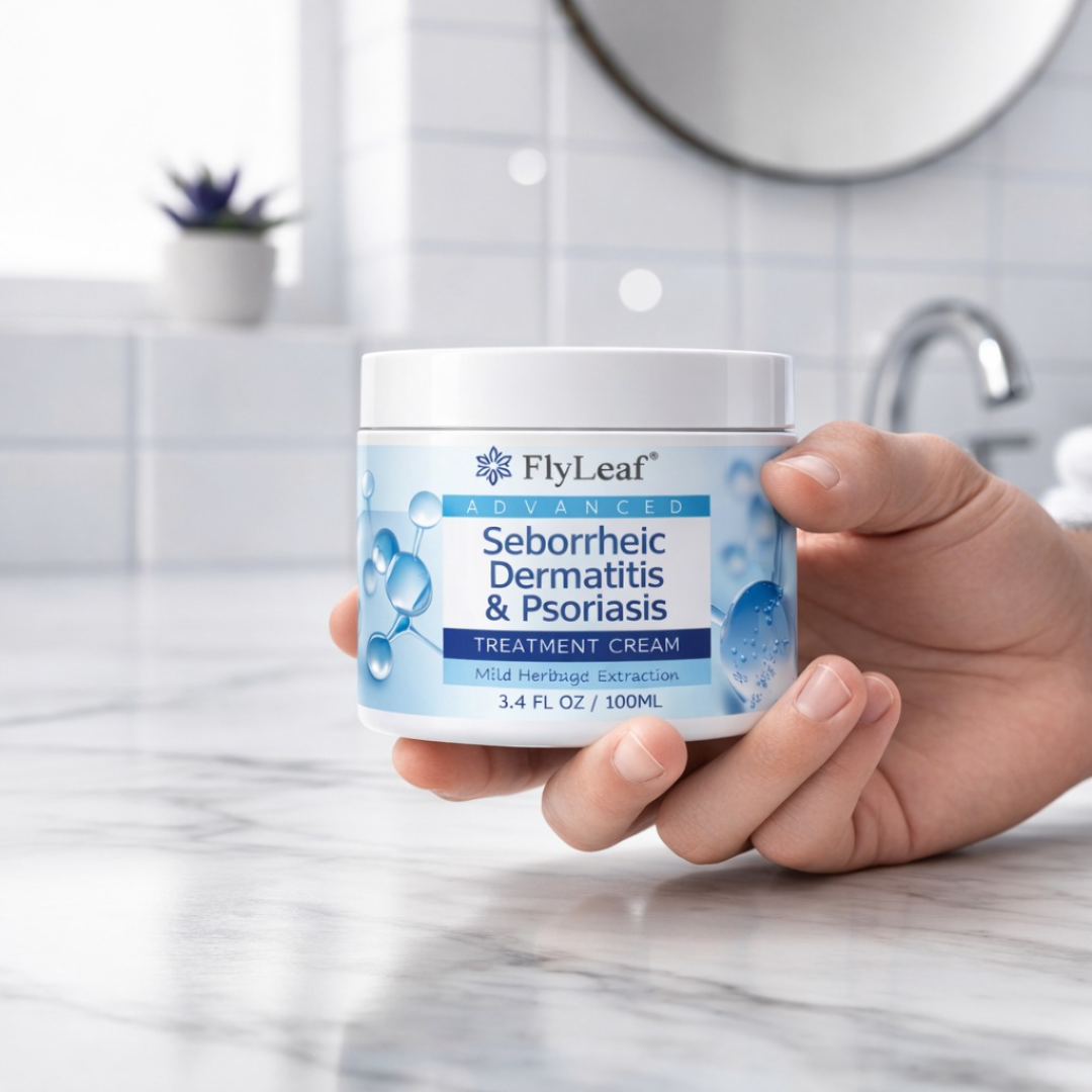 Soothing Scalp and Beard Irritation Relief Cream - Steroid-Free Skin Treatment for Redness and Flaking - Dermatology-Inspired Care for Men