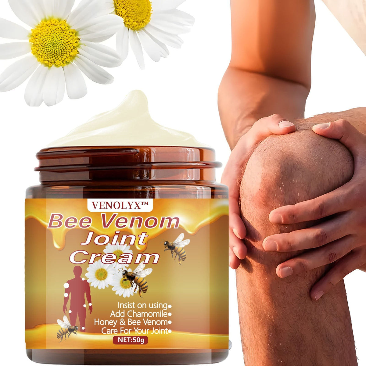 VENOLYX™ Bee Venom Rapid Therapy Joint Cream｜Deep Penetration for Joint Repair