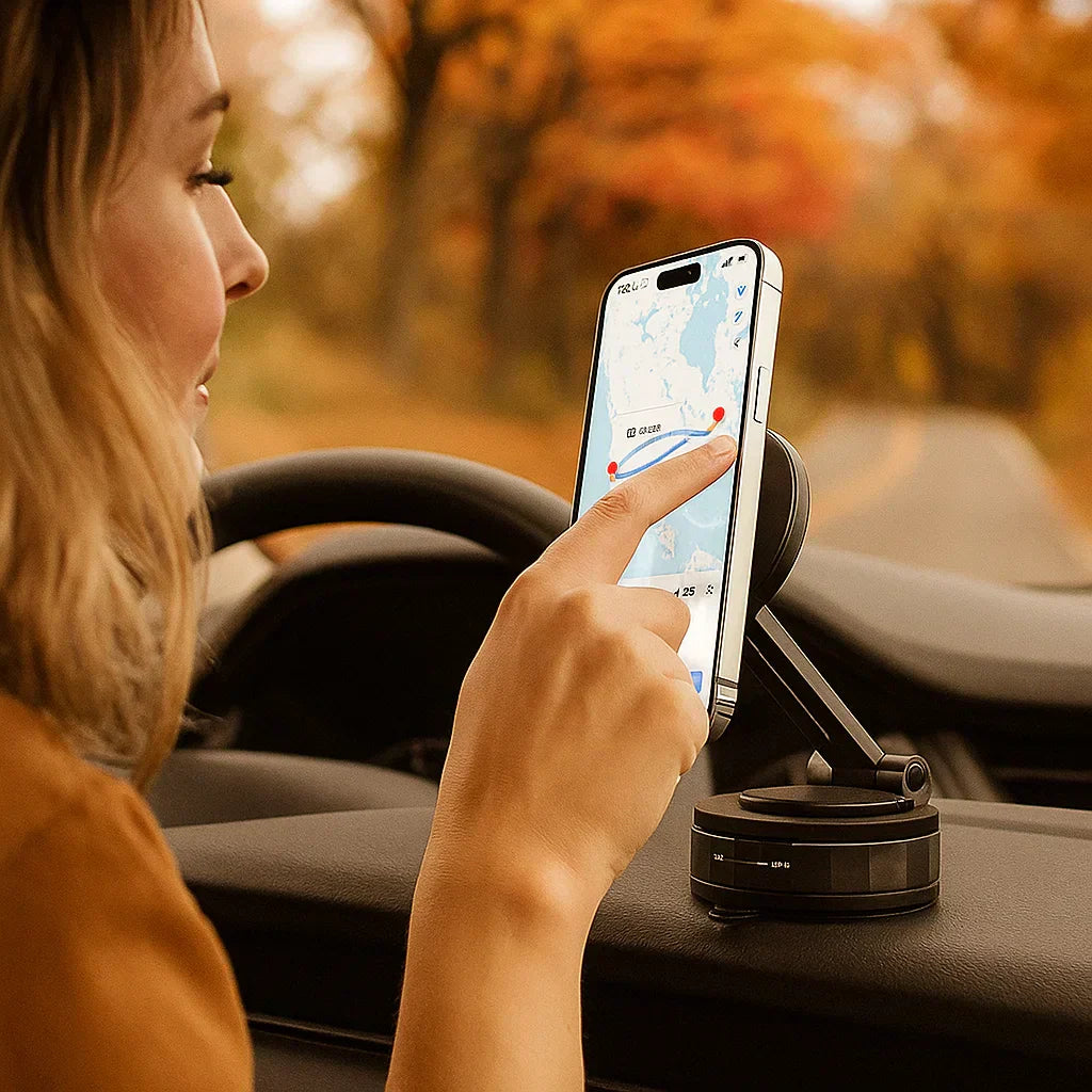 Vacuum Suction Mount Extendable Phone Holder