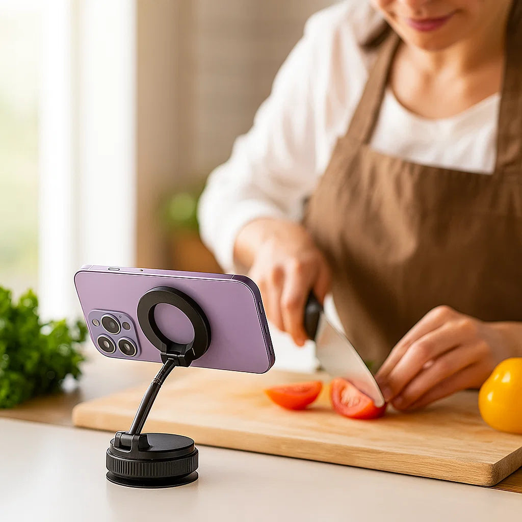 Vacuum Suction Mount Extendable Phone Holder