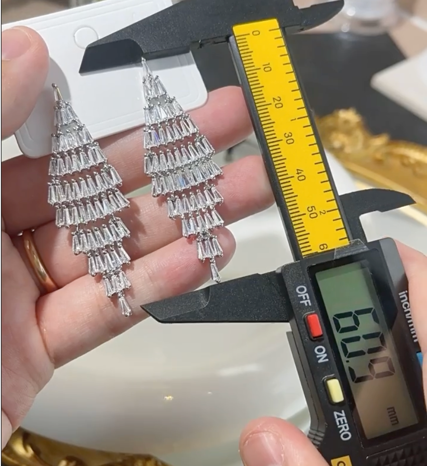 Elegant Zirconia Earrings