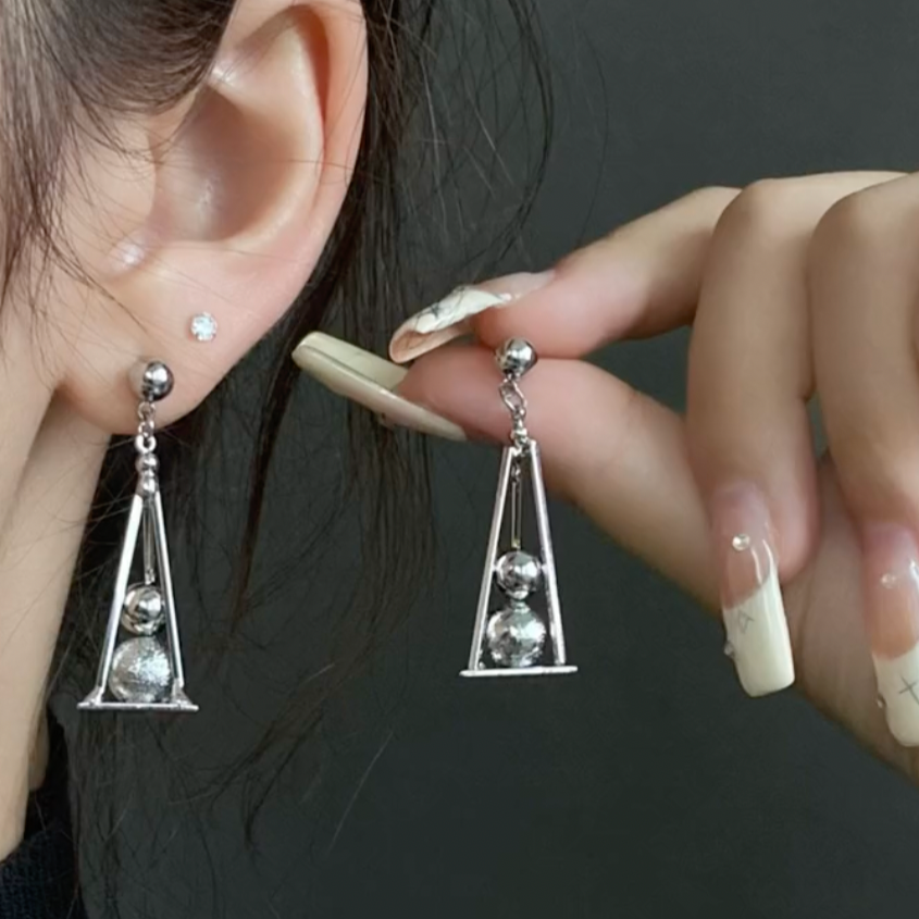 Triangle Geometric Earrings