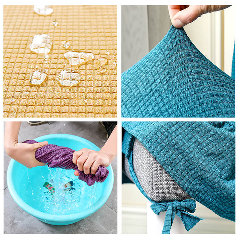 Waterproof Ruffled Dining Chair Covers