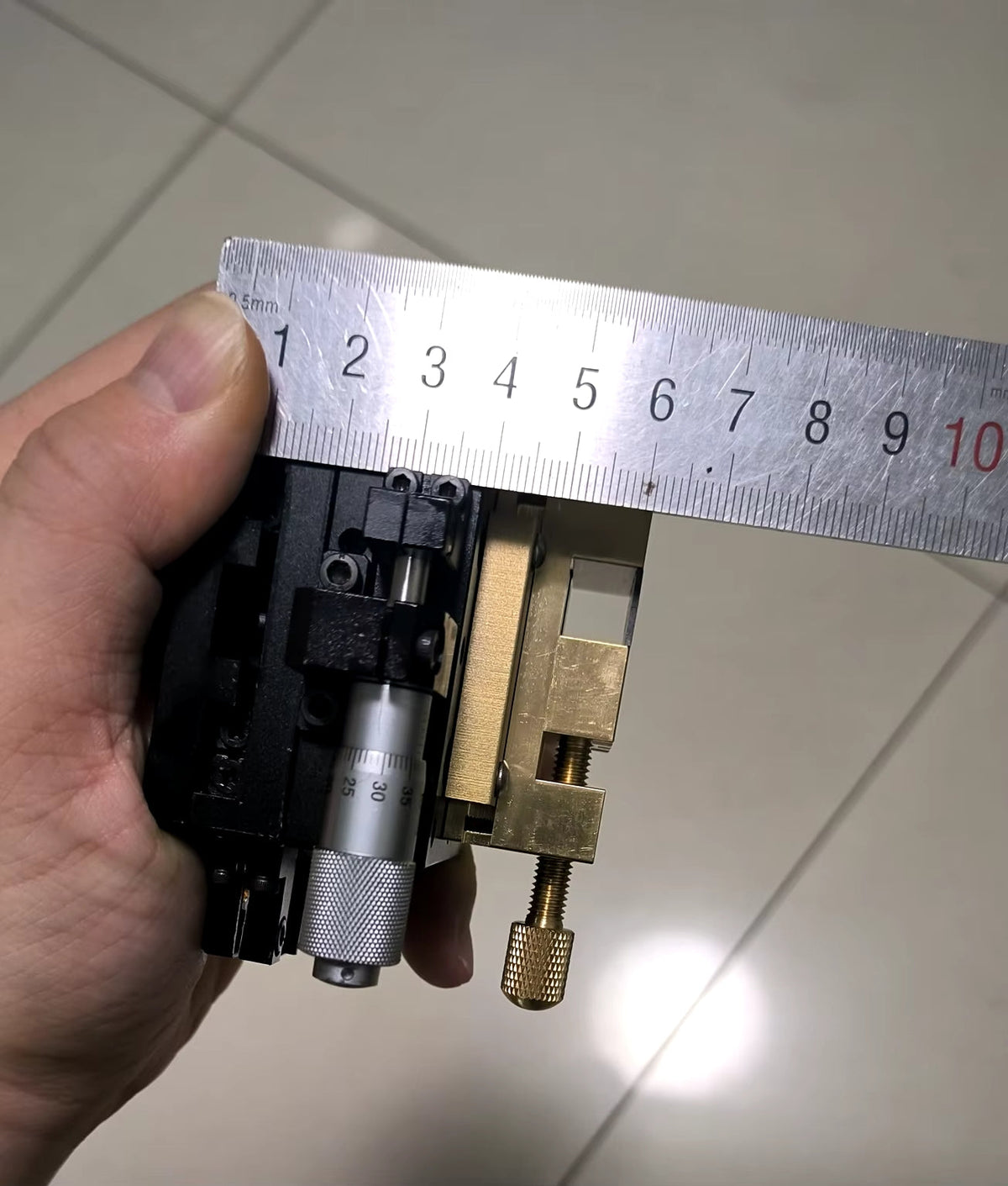 Micro Precision Vise with XY Axis Adjustable Platform 60x60mm