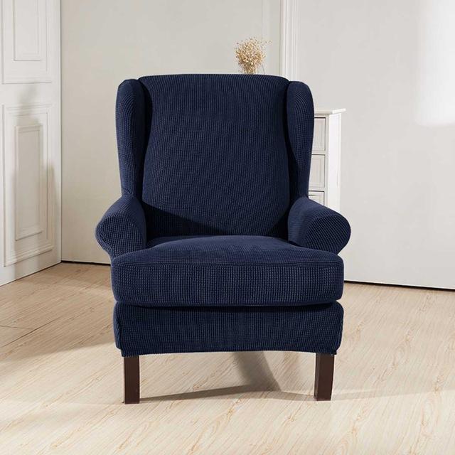 2-Piece Water Repellent Wingback Chair Covers