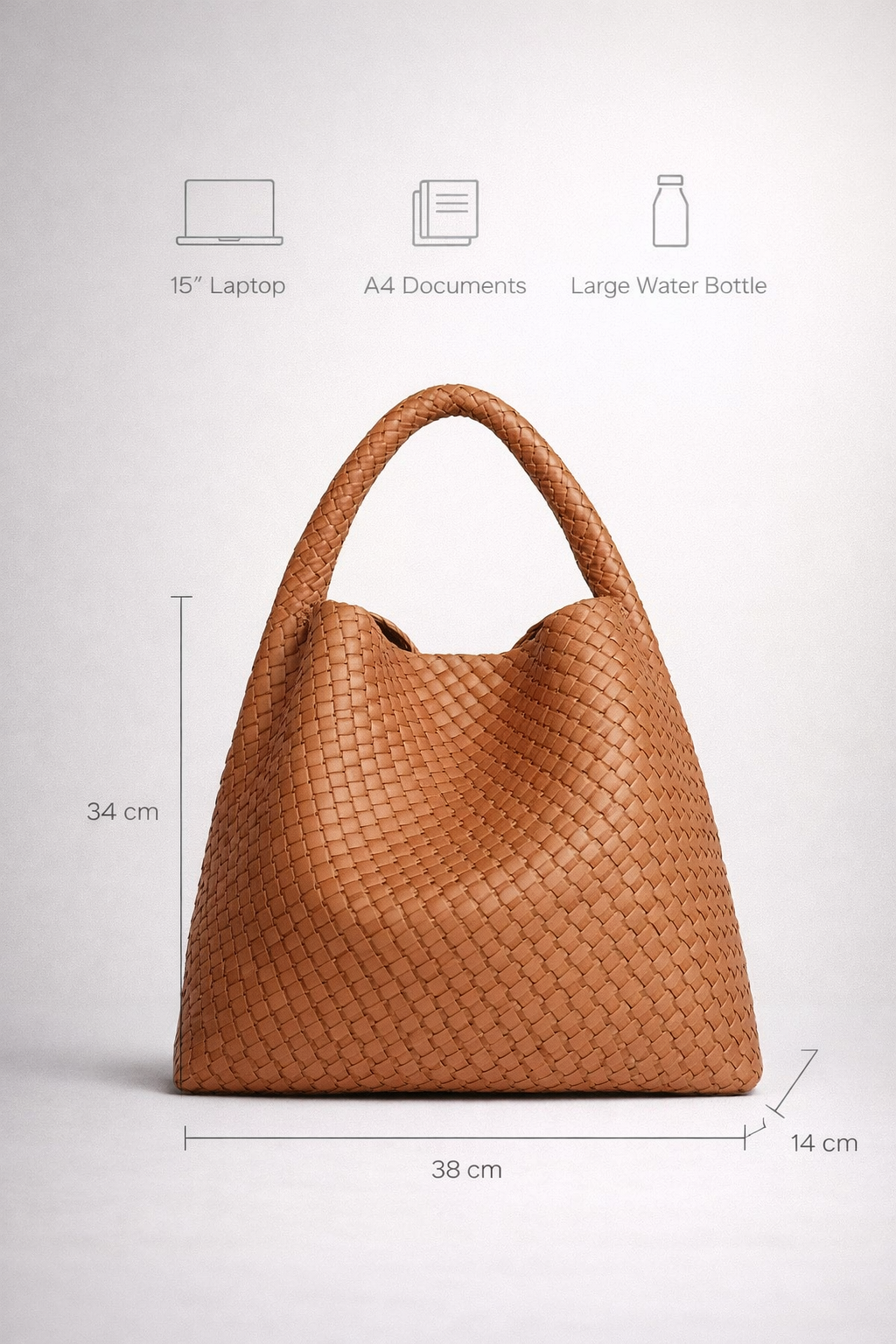 Women’s vegan leather work bag | SORRENTO