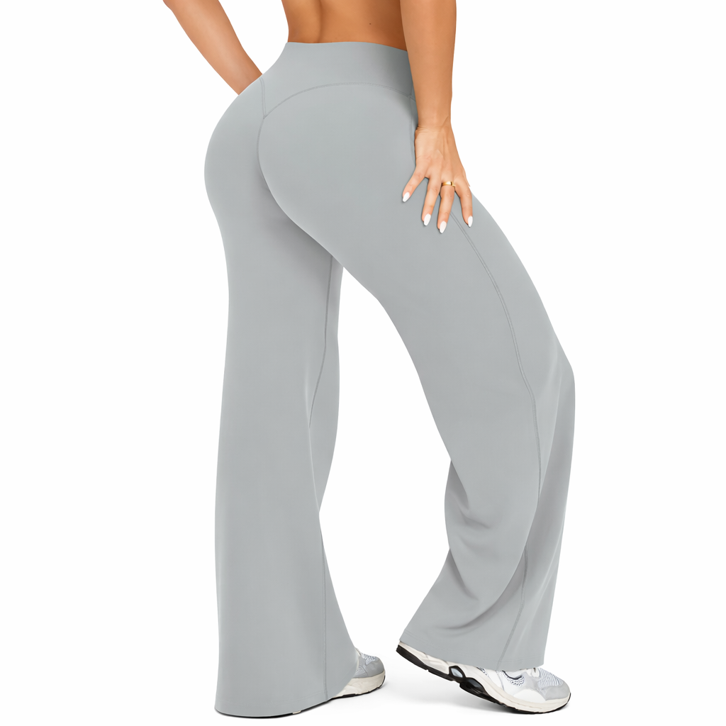Womens Flared Yoga Pants High Waist Stretch Fit