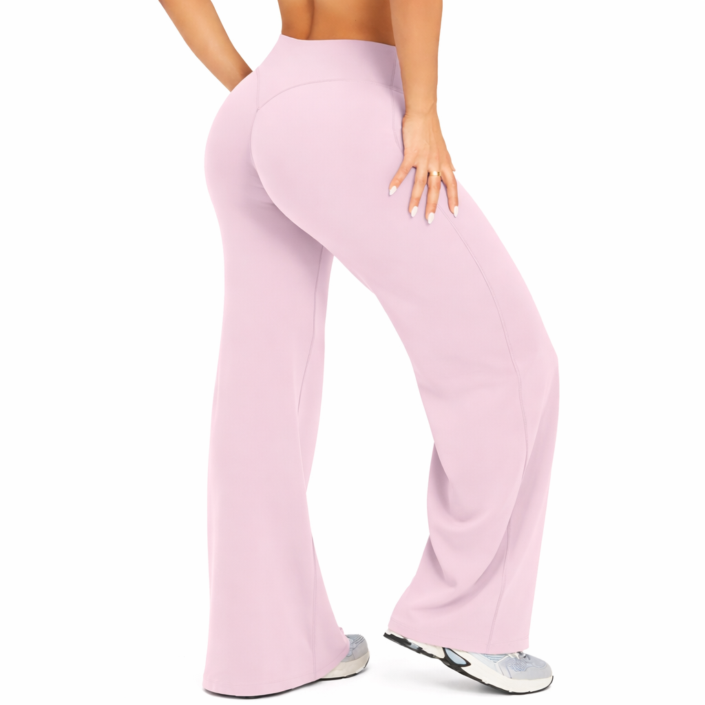 Womens Flared Yoga Pants High Waist Stretch Fit