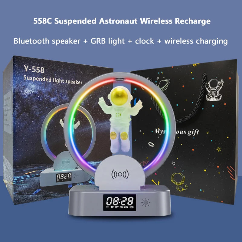 Astronaut Bluetooth Speaker with Levitation & RGB Light