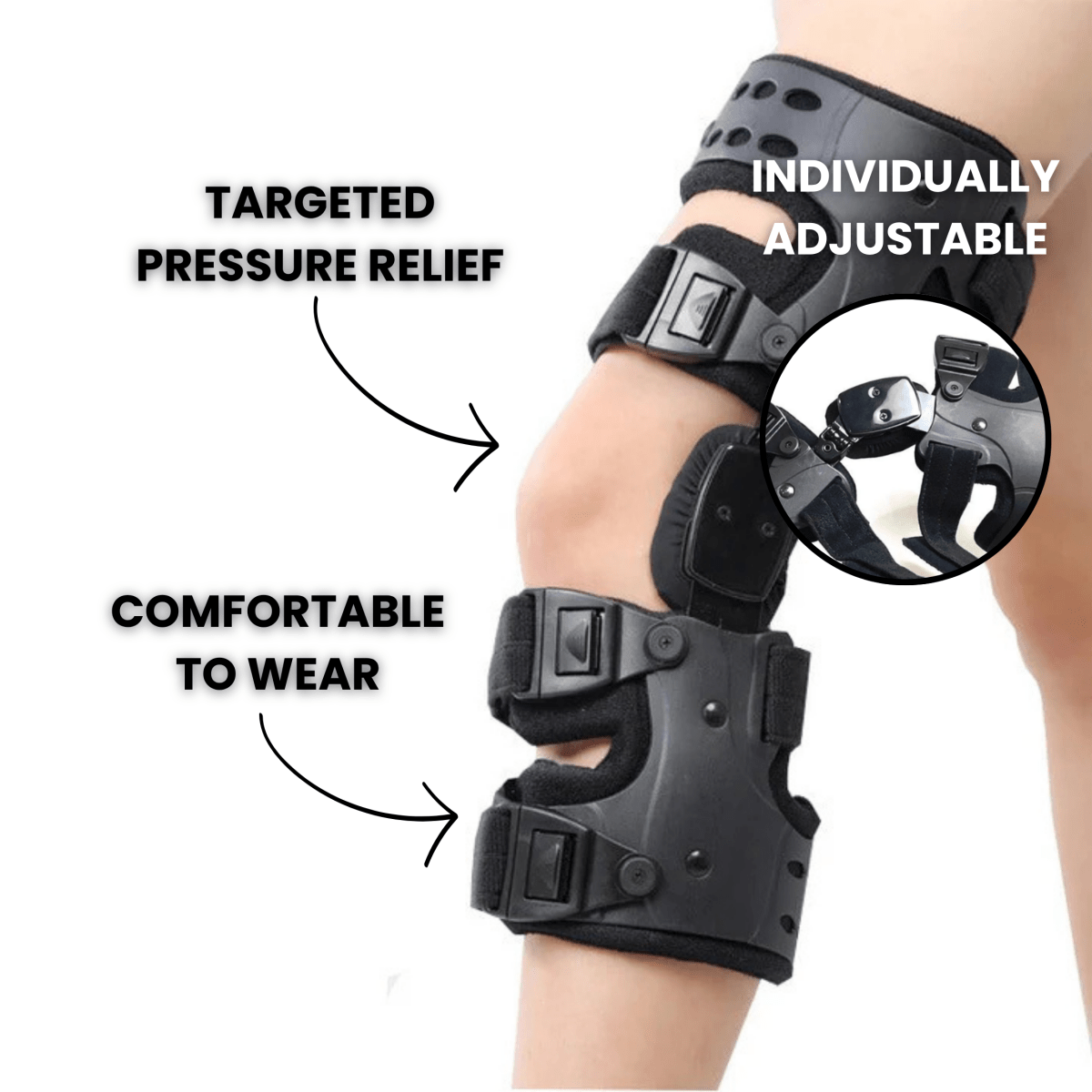 StepSure – Adjustable Knee Clip for Stability & Pain Relief