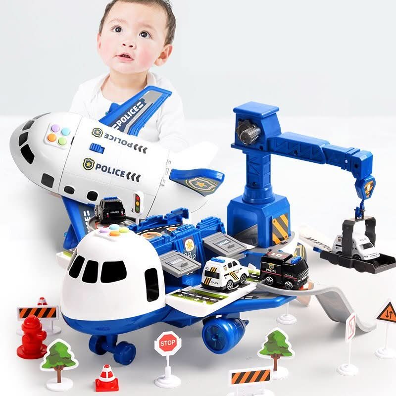 ADVENTURE AIRPLANE & VEHICLE SET – Airplane Toy Set for Imaginative Kids