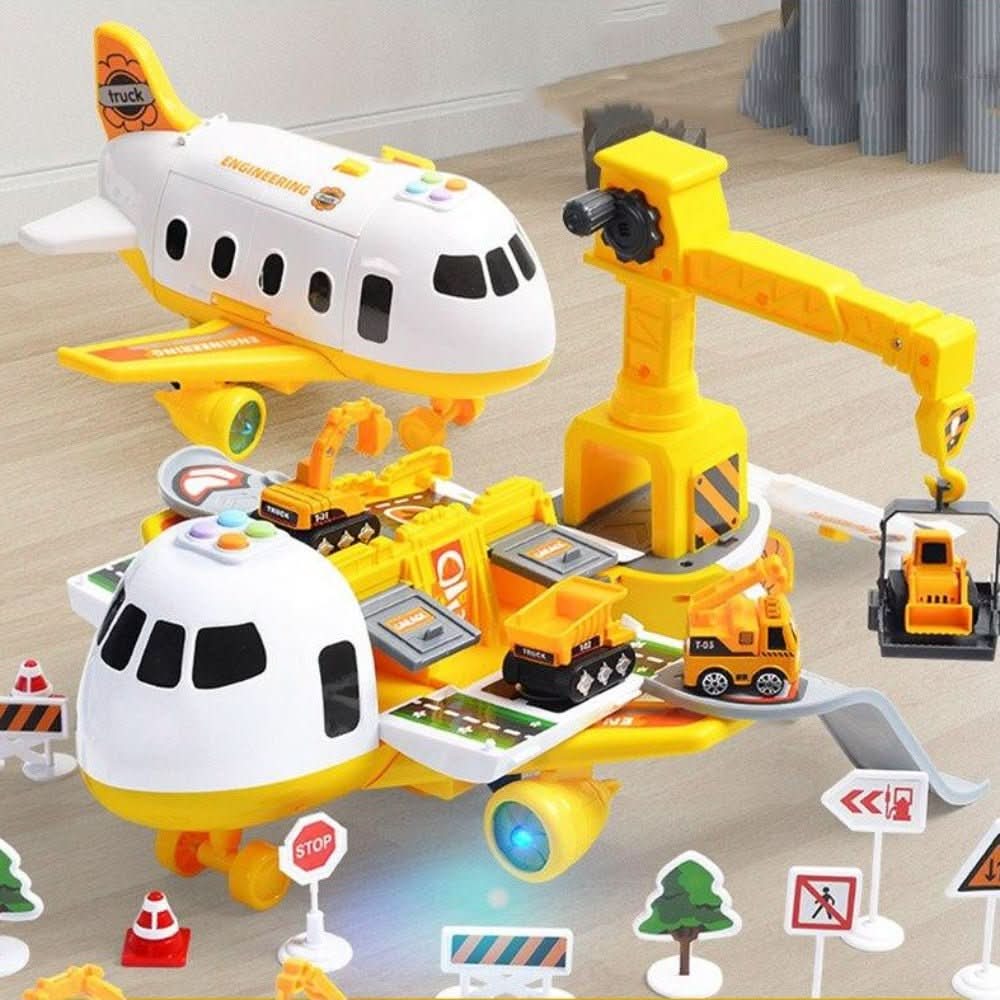 ADVENTURE AIRPLANE & VEHICLE SET – Airplane Toy Set for Imaginative Kids