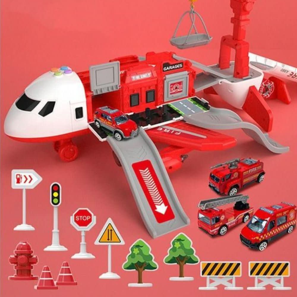 ADVENTURE AIRPLANE & VEHICLE SET – Airplane Toy Set for Imaginative Kids
