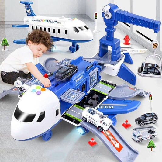 ADVENTURE AIRPLANE & VEHICLE SET – Airplane Toy Set for Imaginative Kids