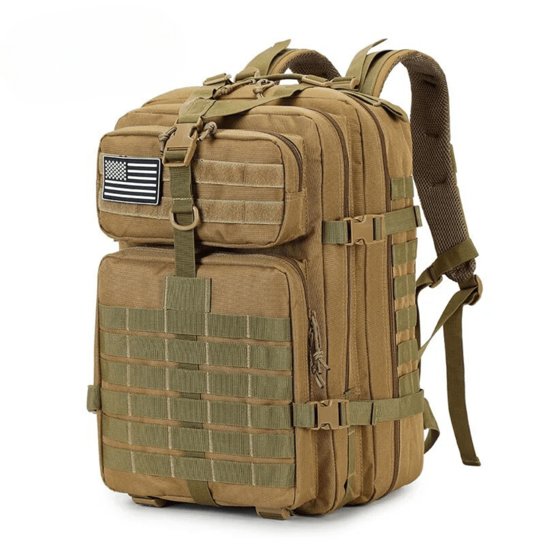 ADVENTUREPACK – Waterproof 50L Tactical Backpack for Travel & Outdoor Use
