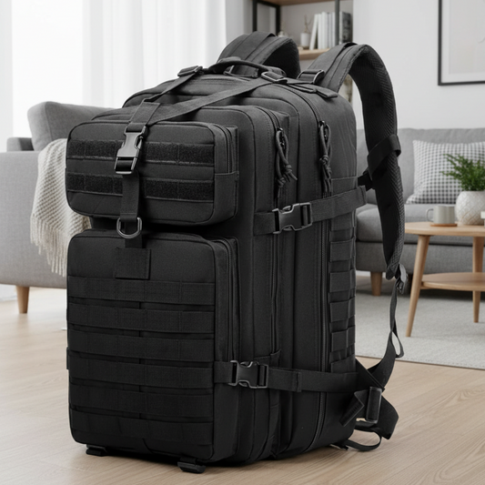 ADVENTUREPACK – Waterproof 50L Tactical Backpack for Travel & Outdoor Use