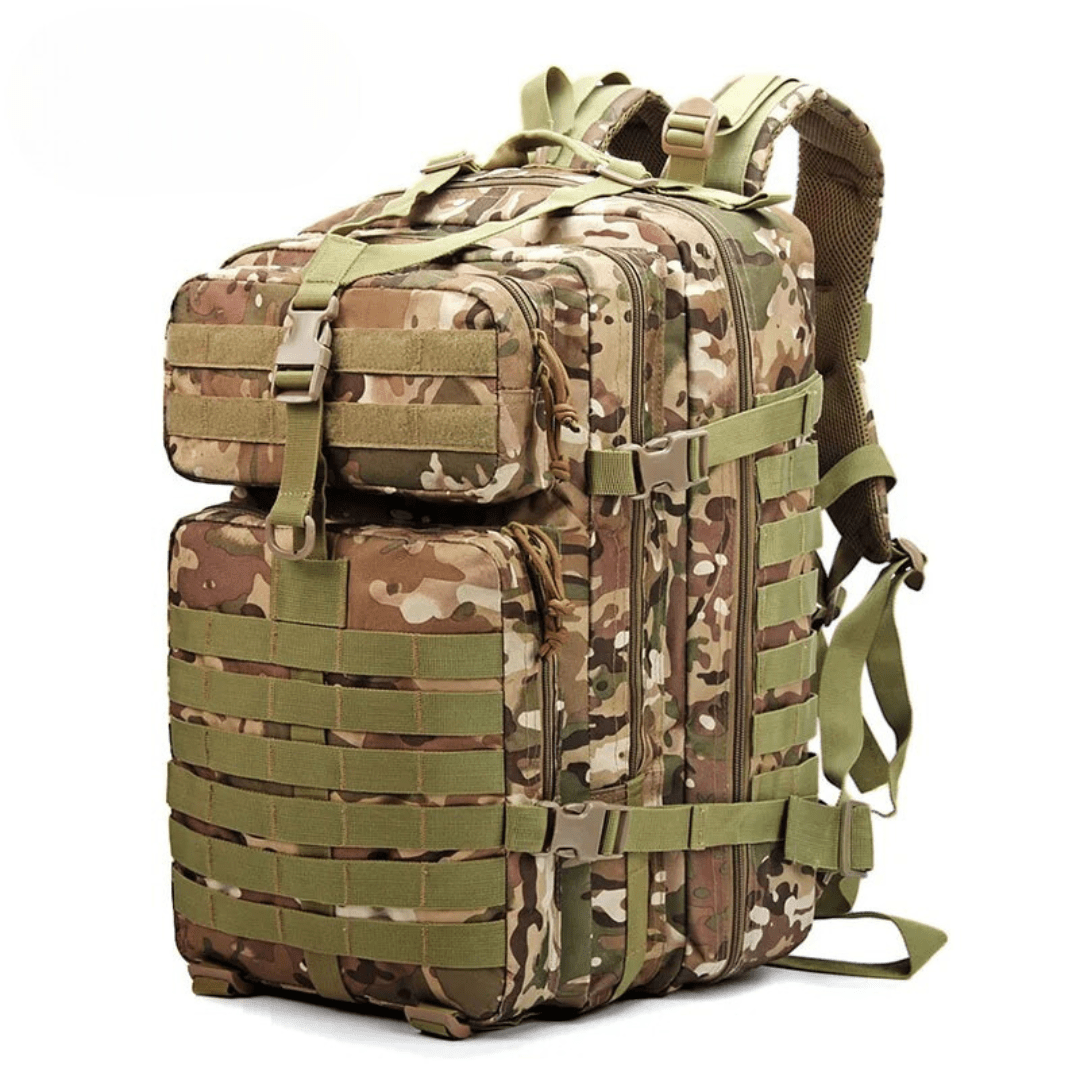 ADVENTUREPACK – Waterproof 50L Tactical Backpack for Travel & Outdoor Use